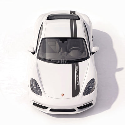 718 Cayman Center Stripes Decals