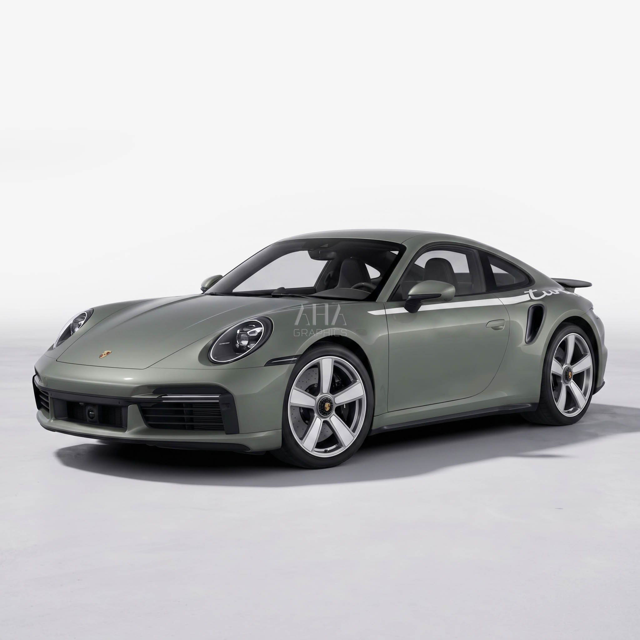 911 992 Turbo Side Graphics Decals