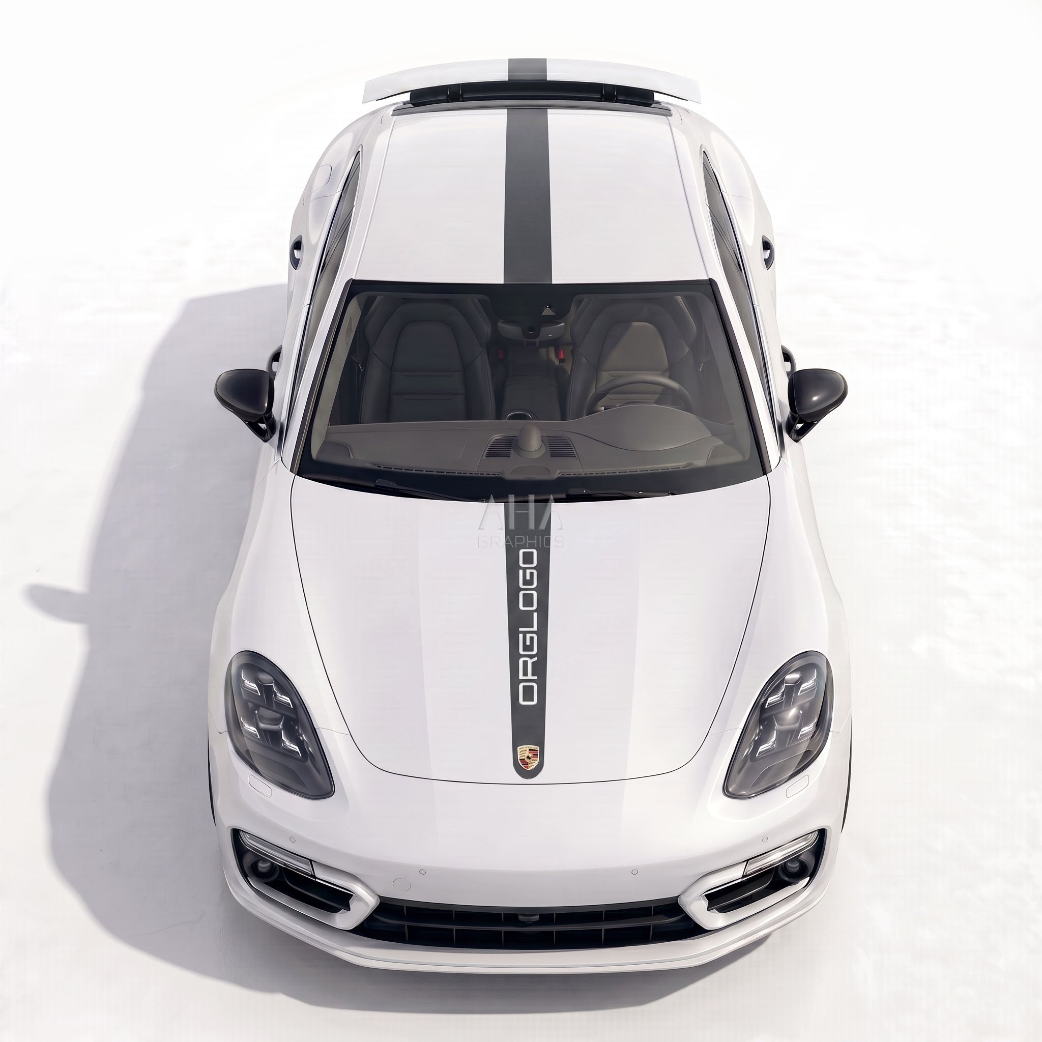 Panamera Motorsport Center Stripes Decals