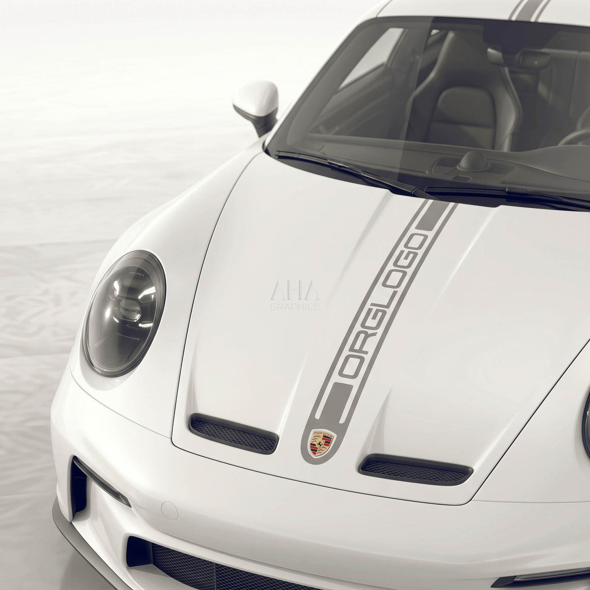 992 GT3 Touring Center Stripes Decals