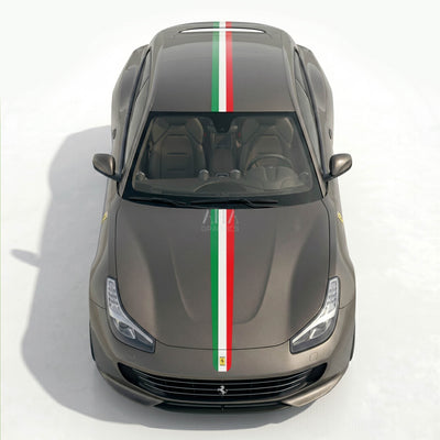 Ferrari GTC4Lusso Italian Center Stripes Decals