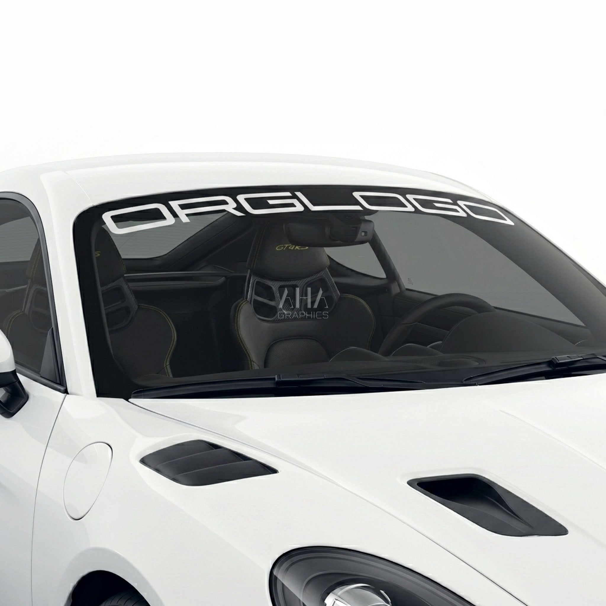 718 GT4 GT4RS Windscreen Decal