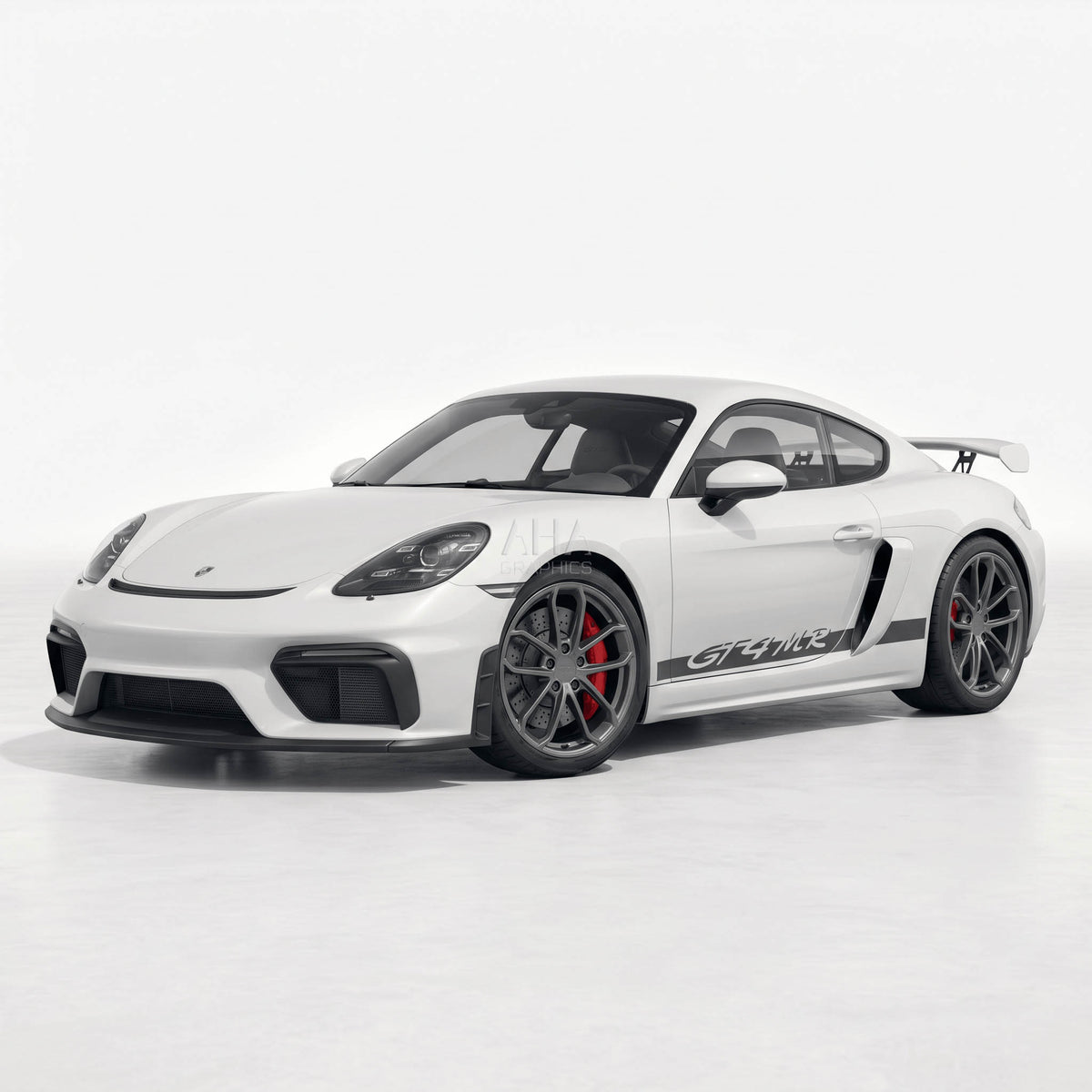 718 Cayman GT4MR Side Stripes Decals