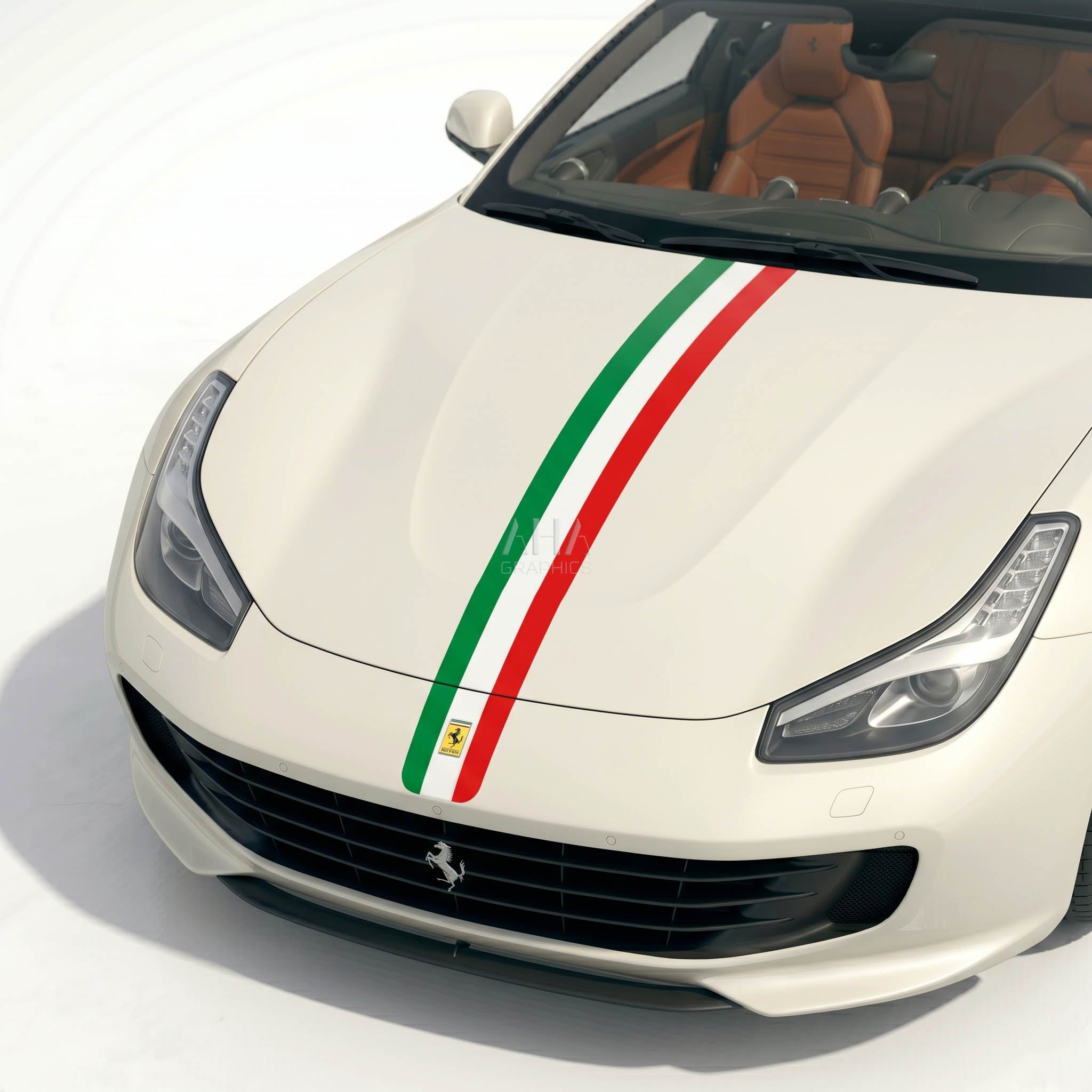 Ferrari GTC4Lusso Italian Center Stripes Decals