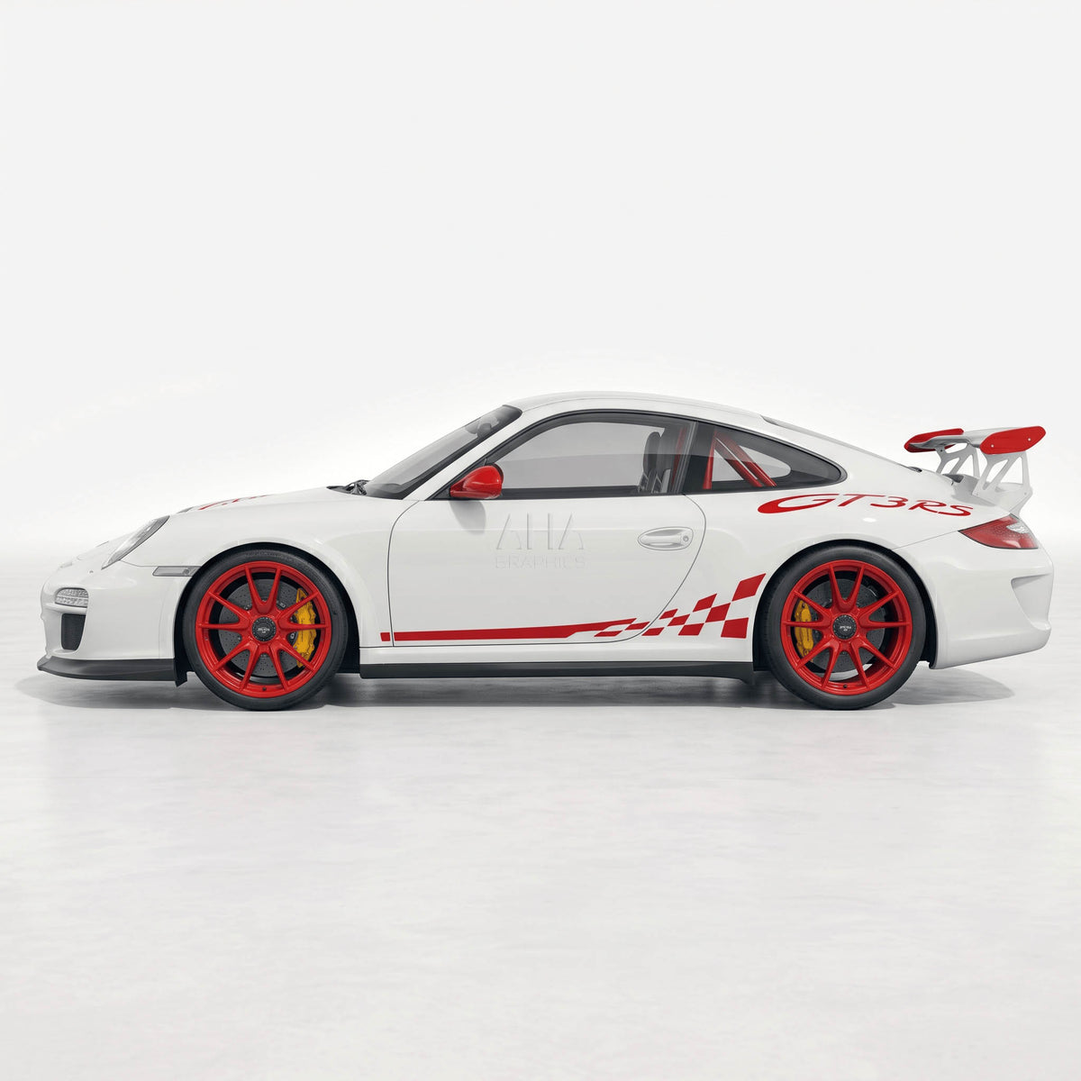 Porsche 997 GT3RS  Side Stripes Decals