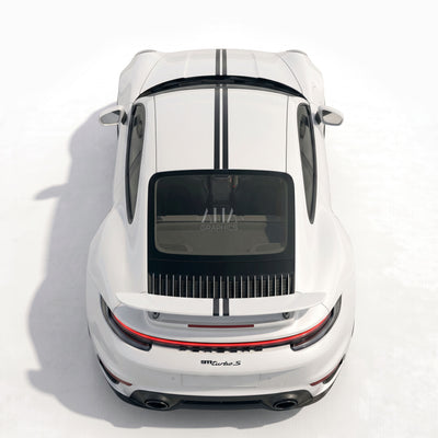 992 911 Turbo S 4S Carrera Center Stripes Decals