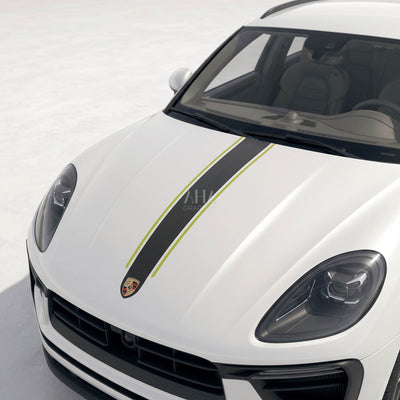 95B Macan Hood Stripe Decal
