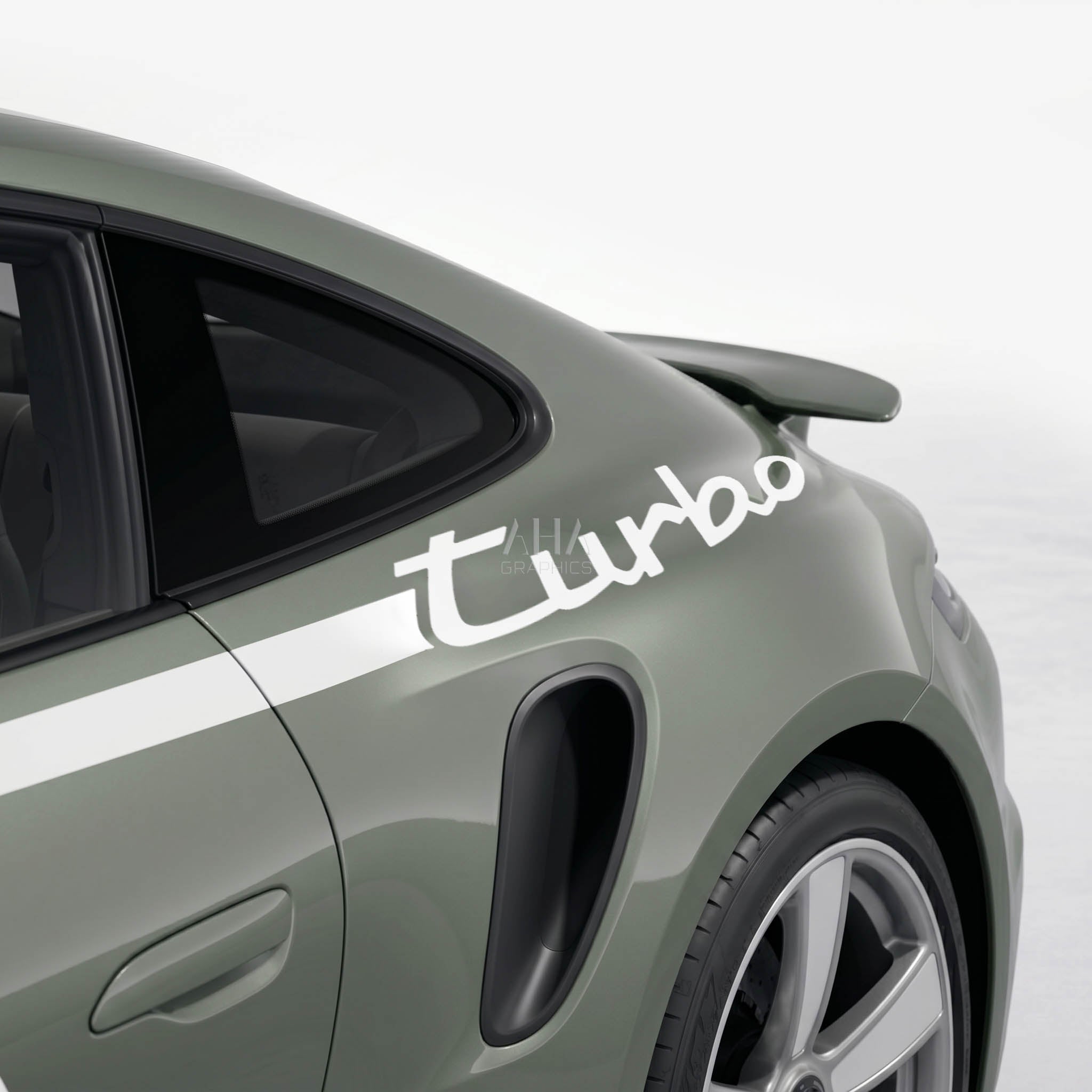 911 992 Turbo Side Graphics Decals
