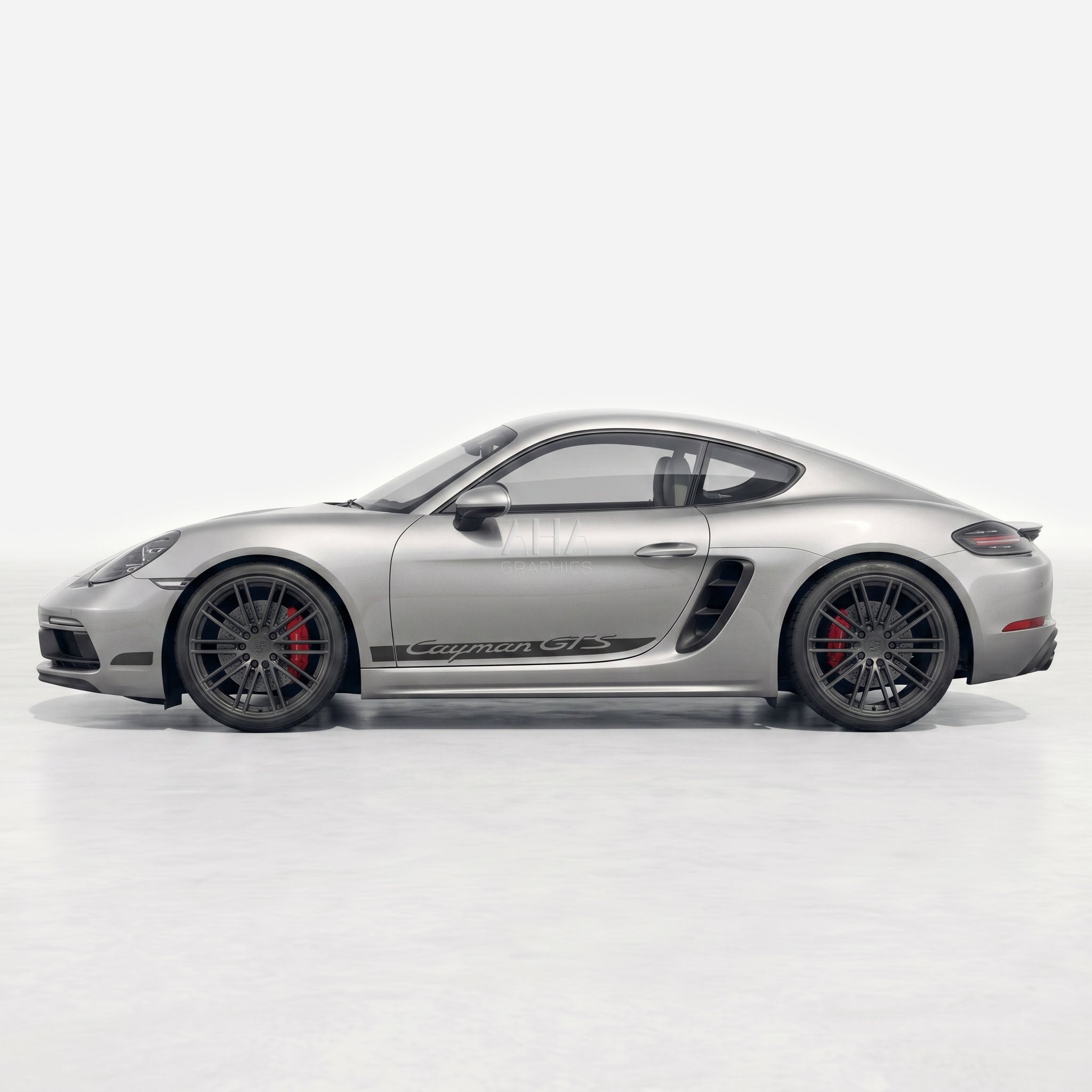 718 Cayman Side Stripes Decals