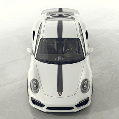 911 991 Carrera Turbo Center Stripes Decals