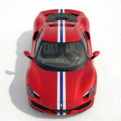 Ferrari 296 GTB Center Stripes Decals