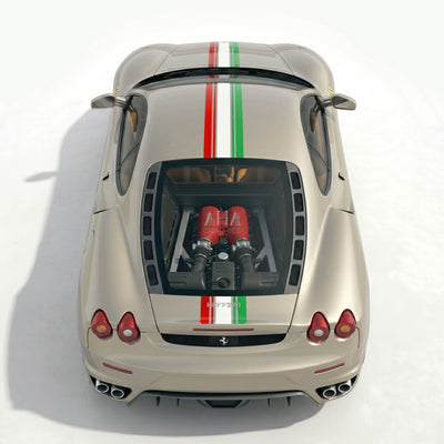 Ferrari F430 Italian Center Stripes Decals