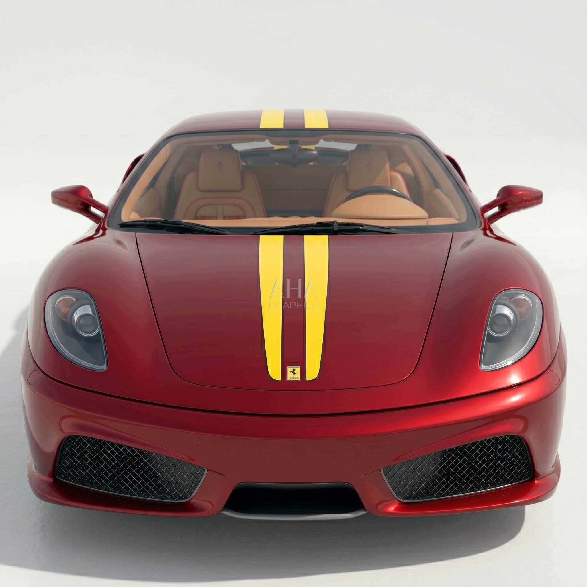 Ferrari F430 Center Stripes Decals