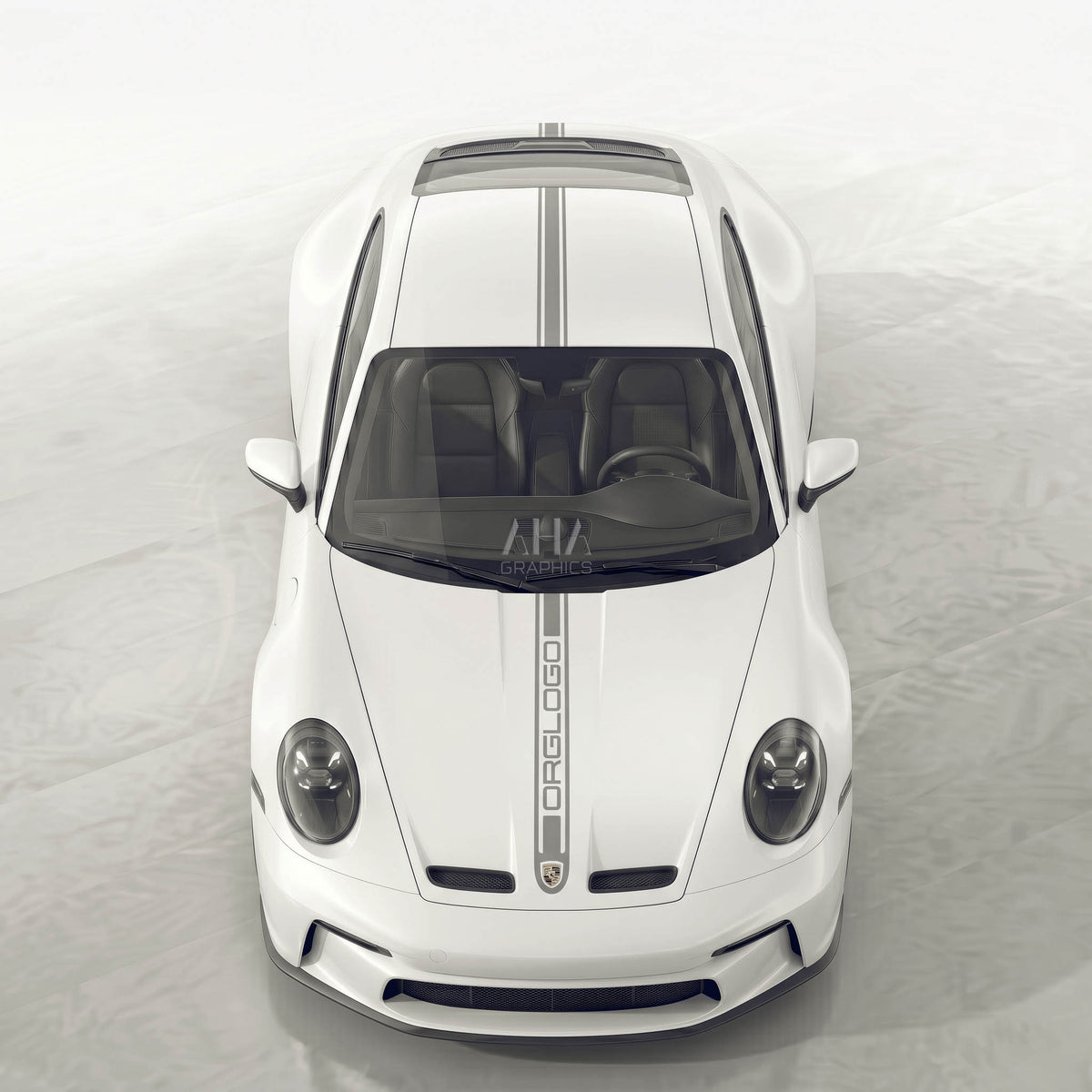 992 GT3 Touring Center Stripes Decals
