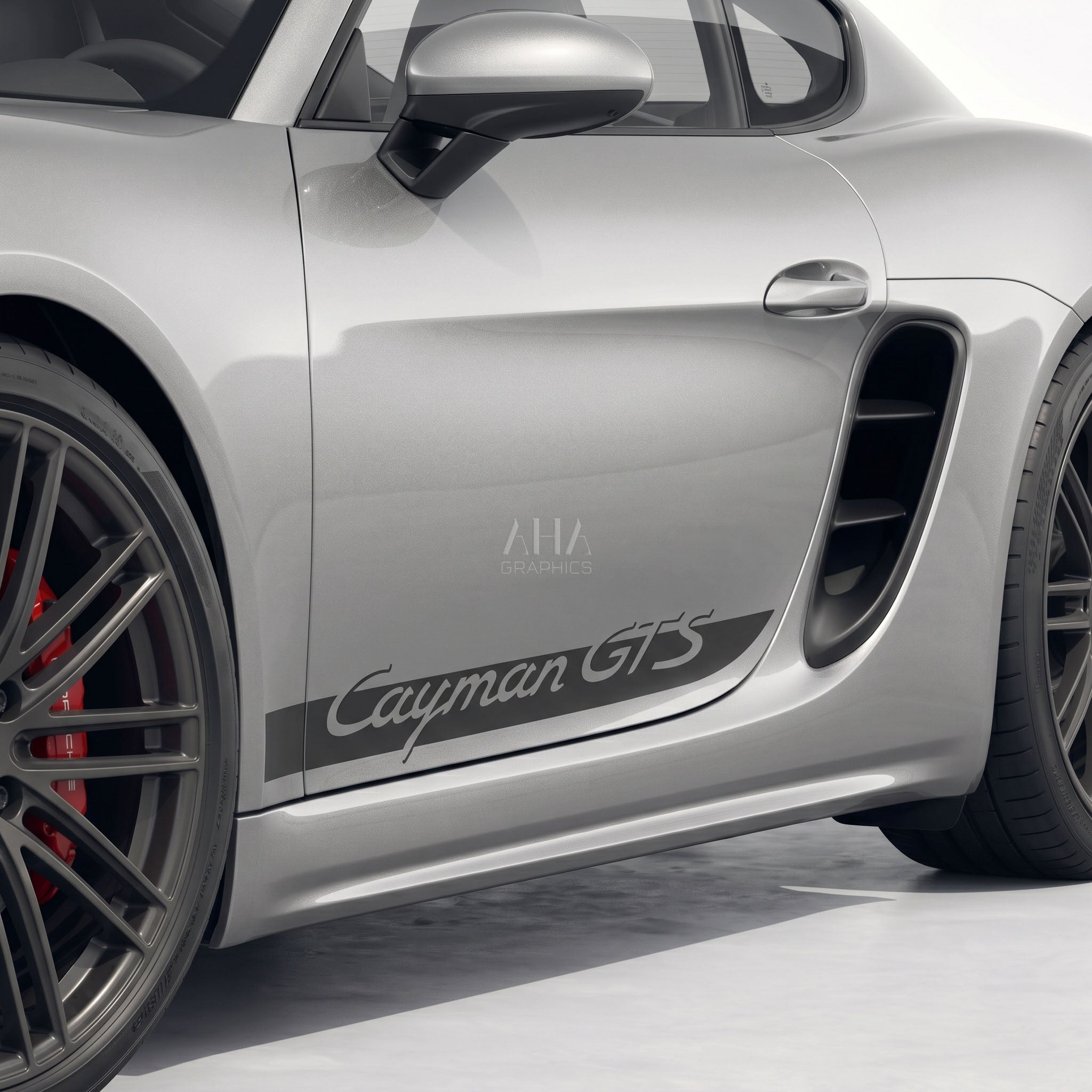 718 Cayman Side Stripes Decals