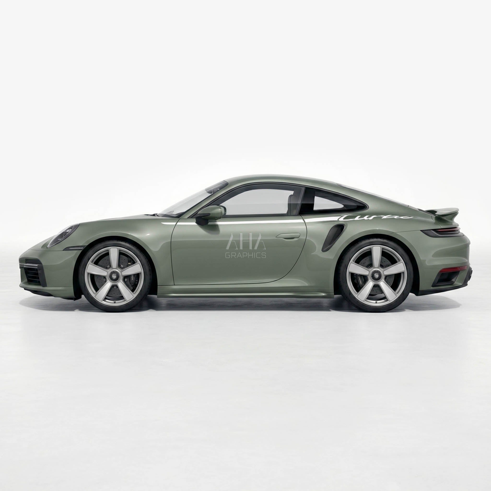 911 992 Turbo Side Graphics Decals