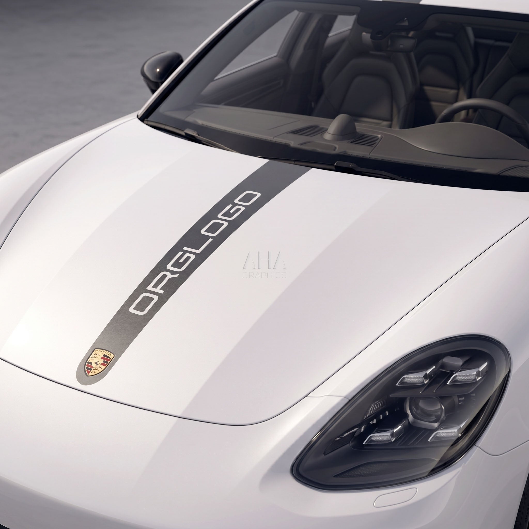 Panamera Motorsport Center Stripes Decals