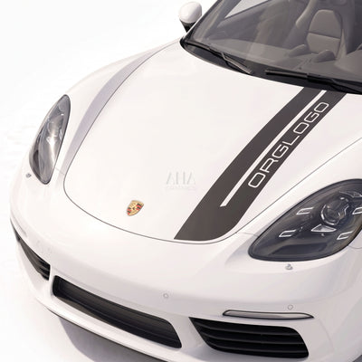 718 Cayman Center Stripes Decals