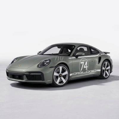 911 992 Turbo 50 Years Side Stripes Decals