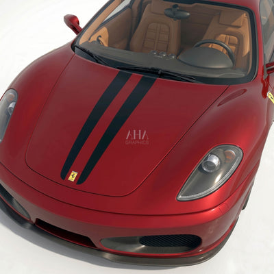 Ferrari F430 Center Stripes Decals
