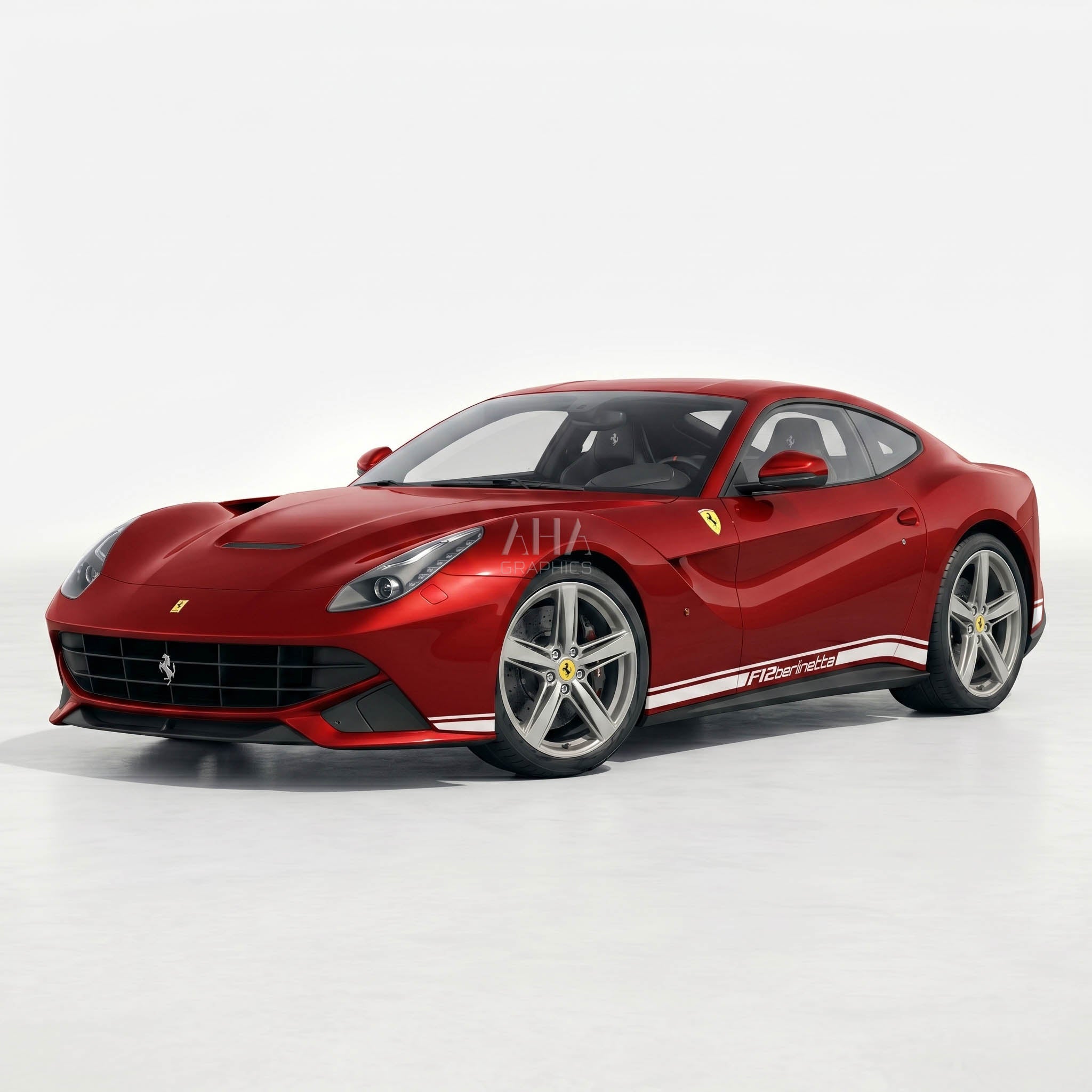 Ferrari F12 Berlinetta Side Stripes Decals