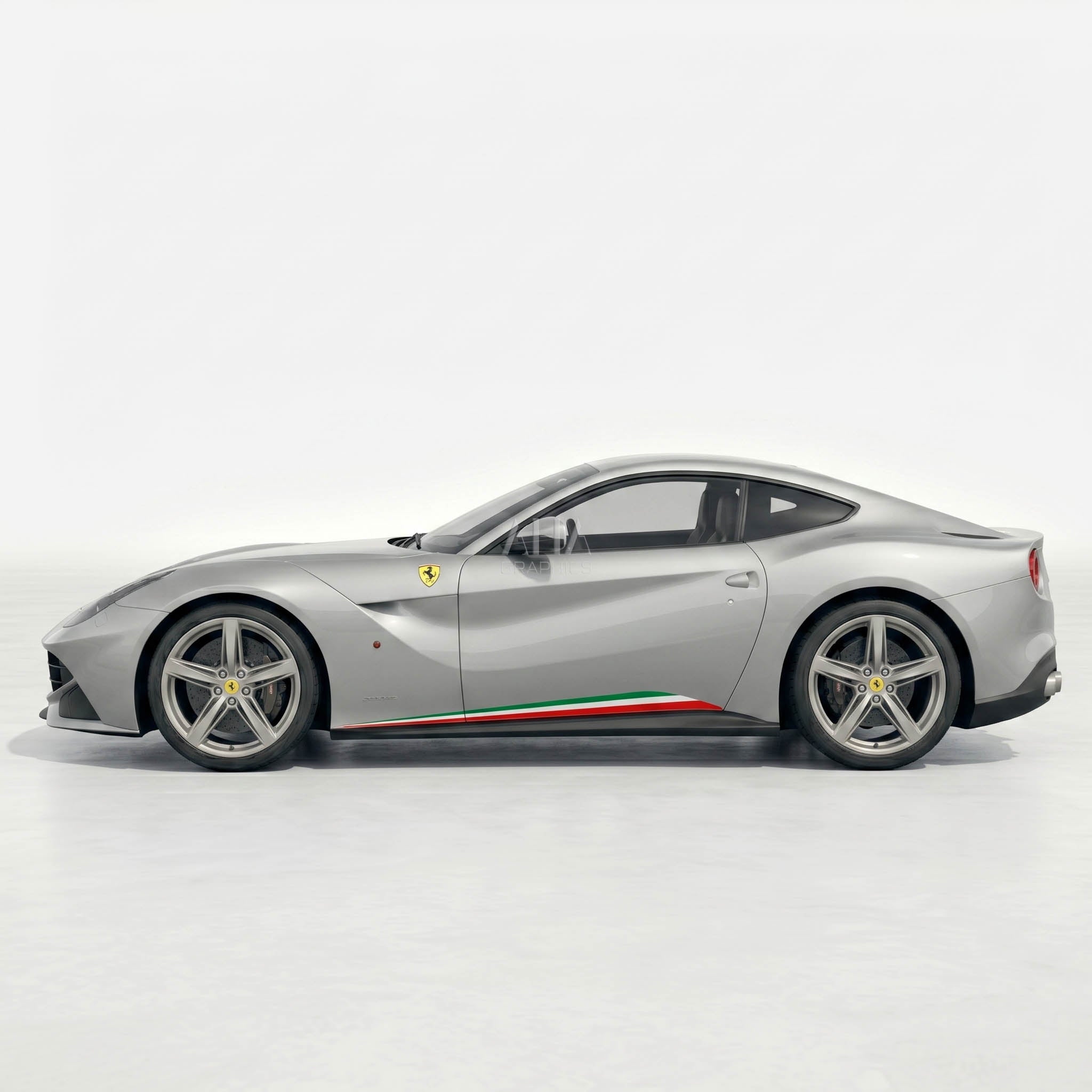 Ferrari F12 Berlinetta Italian Side Stripes Decals
