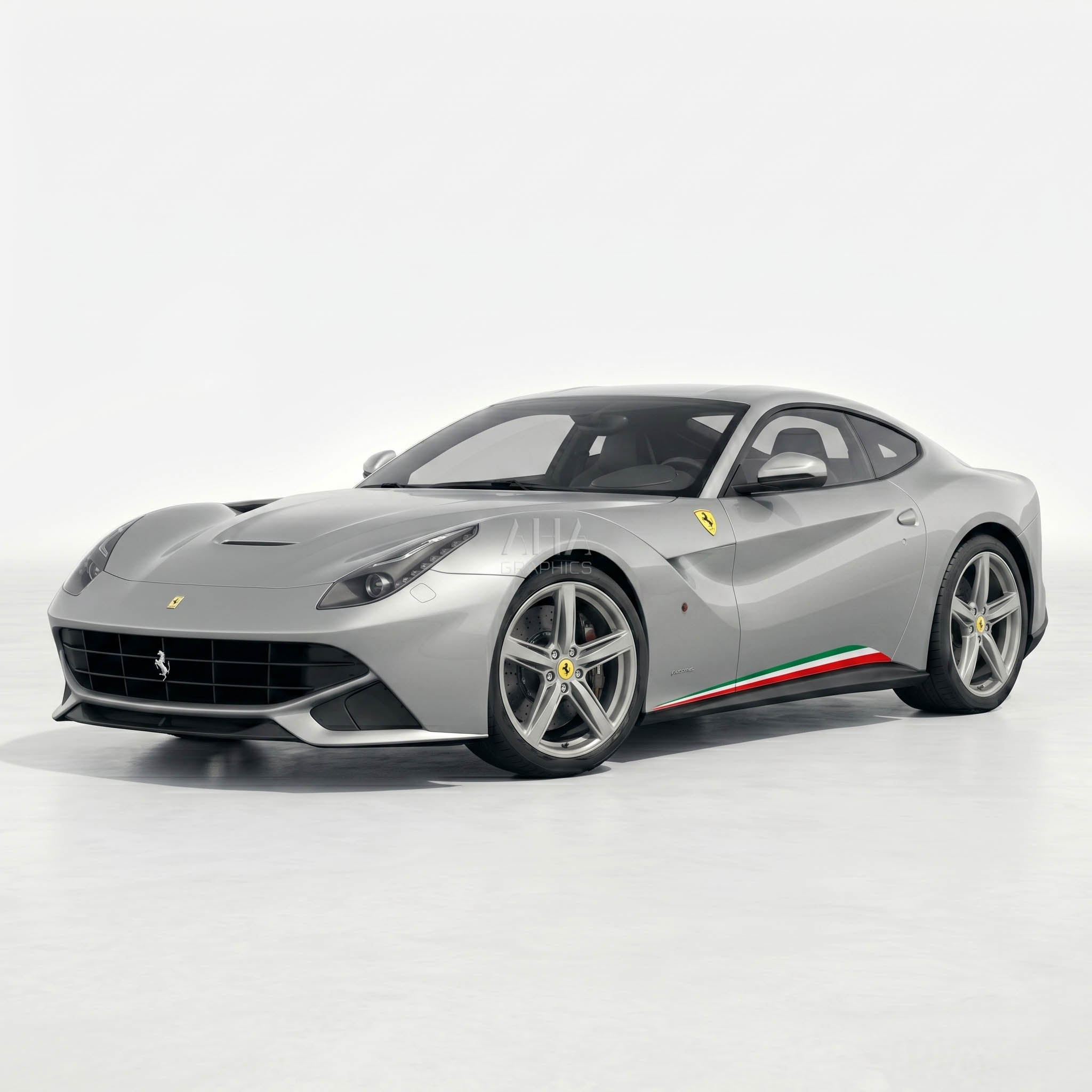 Ferrari F12 Berlinetta Italian Side Stripes Decals
