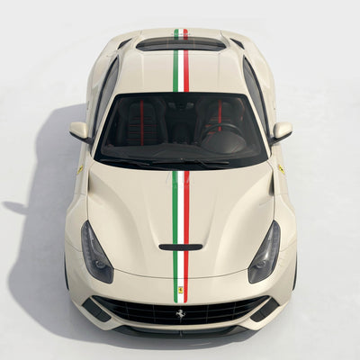 Ferrari F12 Berlinetta Italian Center Stripes Decals
