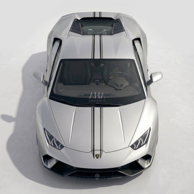 Lamborghini Huracan Center Stripes Decals