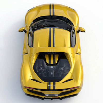 Ferrari 296 GTB Center Stripes Decals