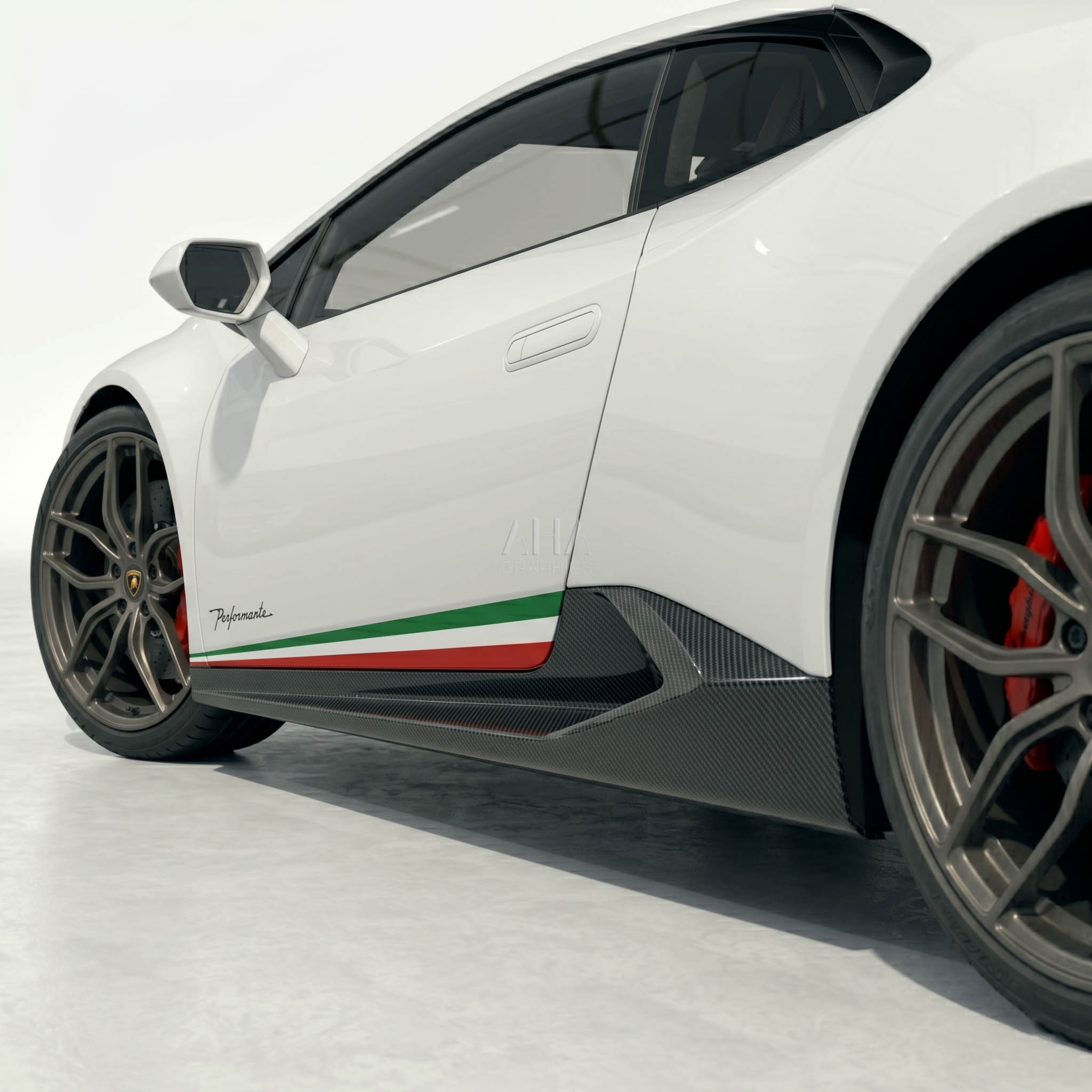 Lamborghini Huracan Performante Side Stripes