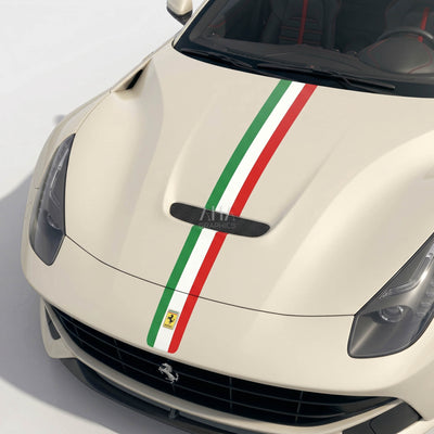 Ferrari F12 Berlinetta Italian Center Stripes Decals