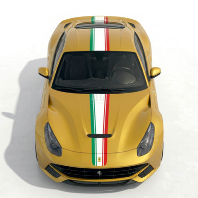 Ferrari F12 Berlinetta Italian Center Stripes Decals
