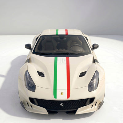 Ferrari F12 Berlinetta Italian Center Stripes Decals