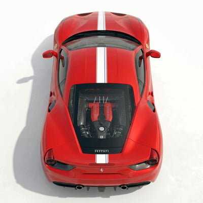 Ferrari 488 GTB Center Stripes Decals