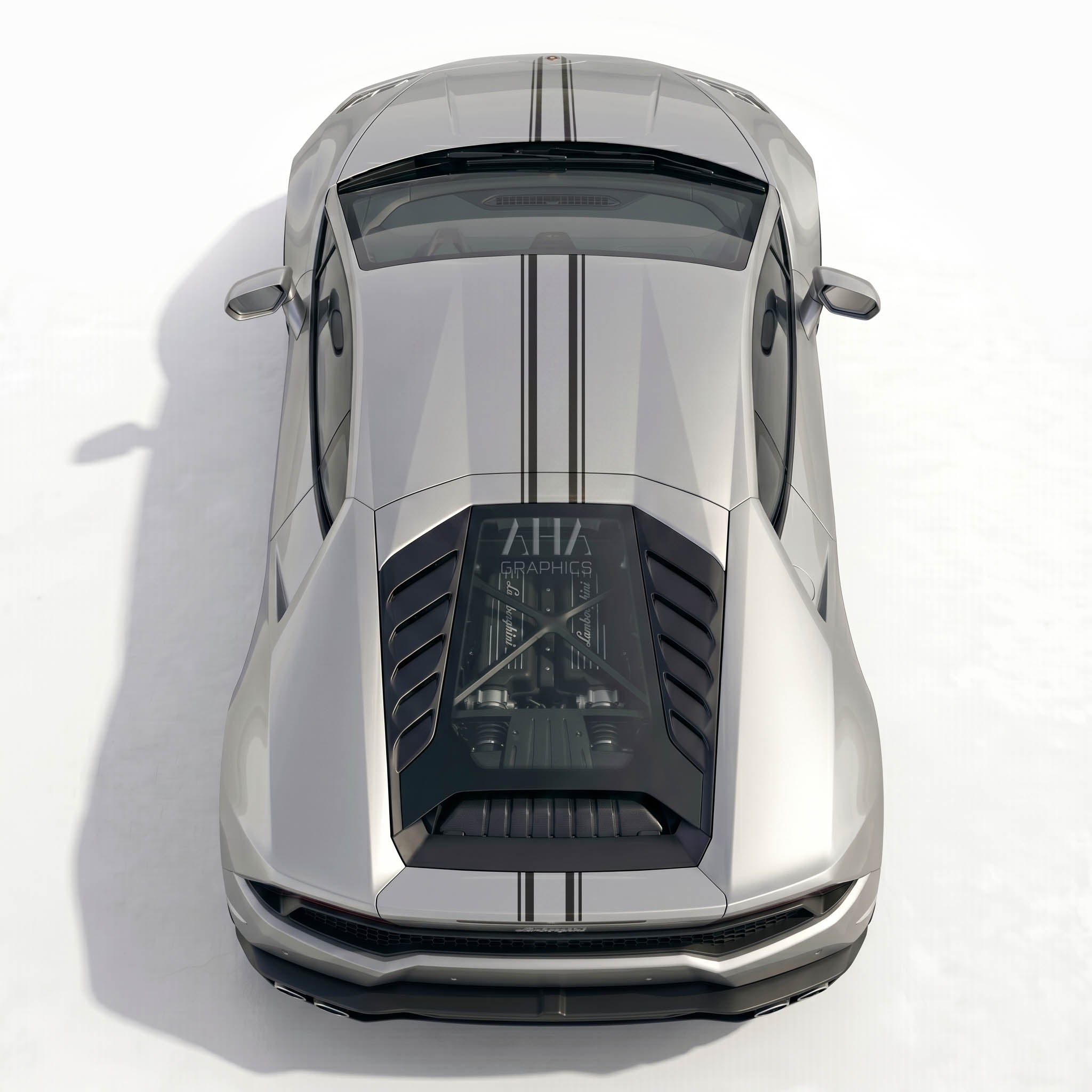 Lamborghini Huracan Center Stripes Decals