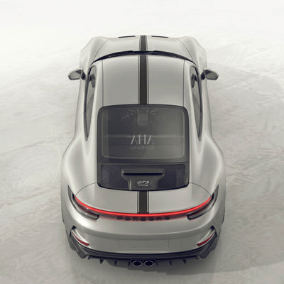992 GT3 Touring Center Stripes Decals