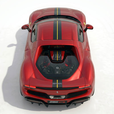 Ferrari 296 GTB Center Stripes Decals