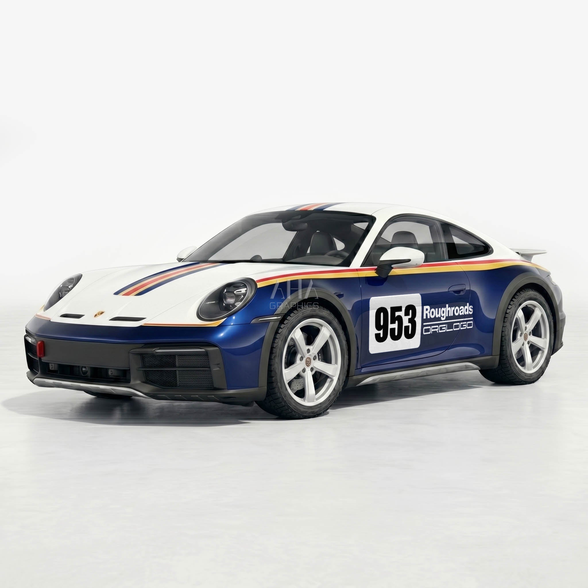 911 Dakar 992 Roughroads Side Decals