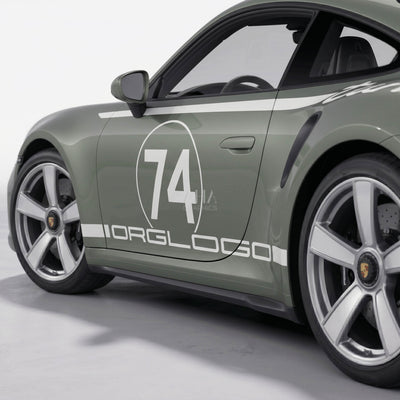 911 992 Turbo 50 Years Side Stripes Decals
