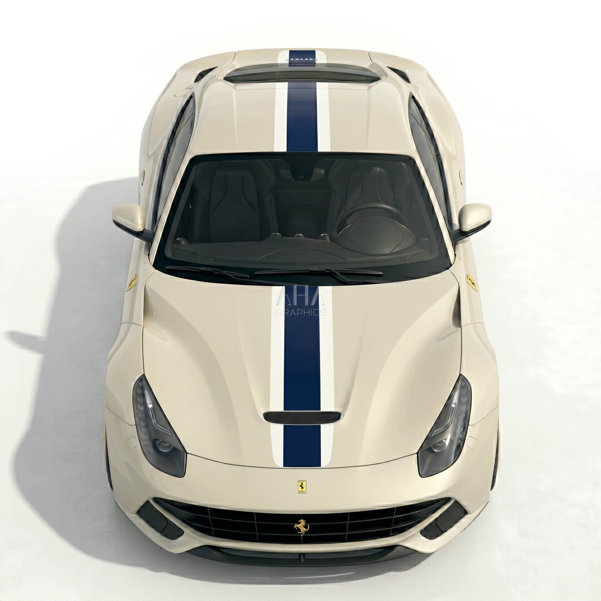 Ferrari F12 Berlinetta Center Stripes Decals