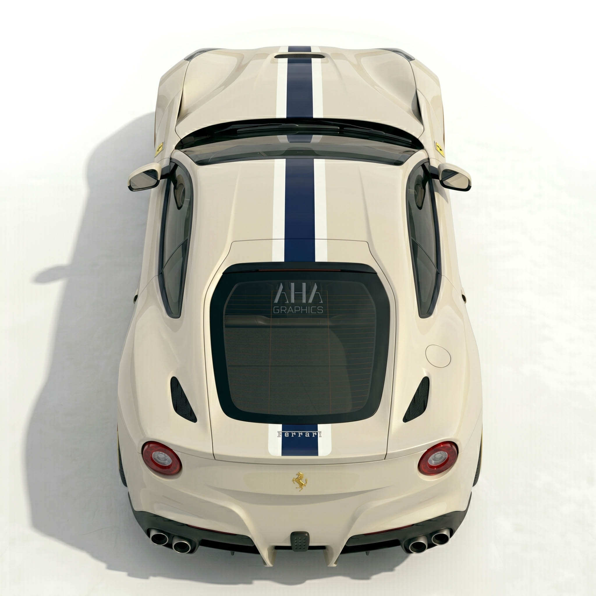Ferrari F12 Berlinetta Center Stripes Decals