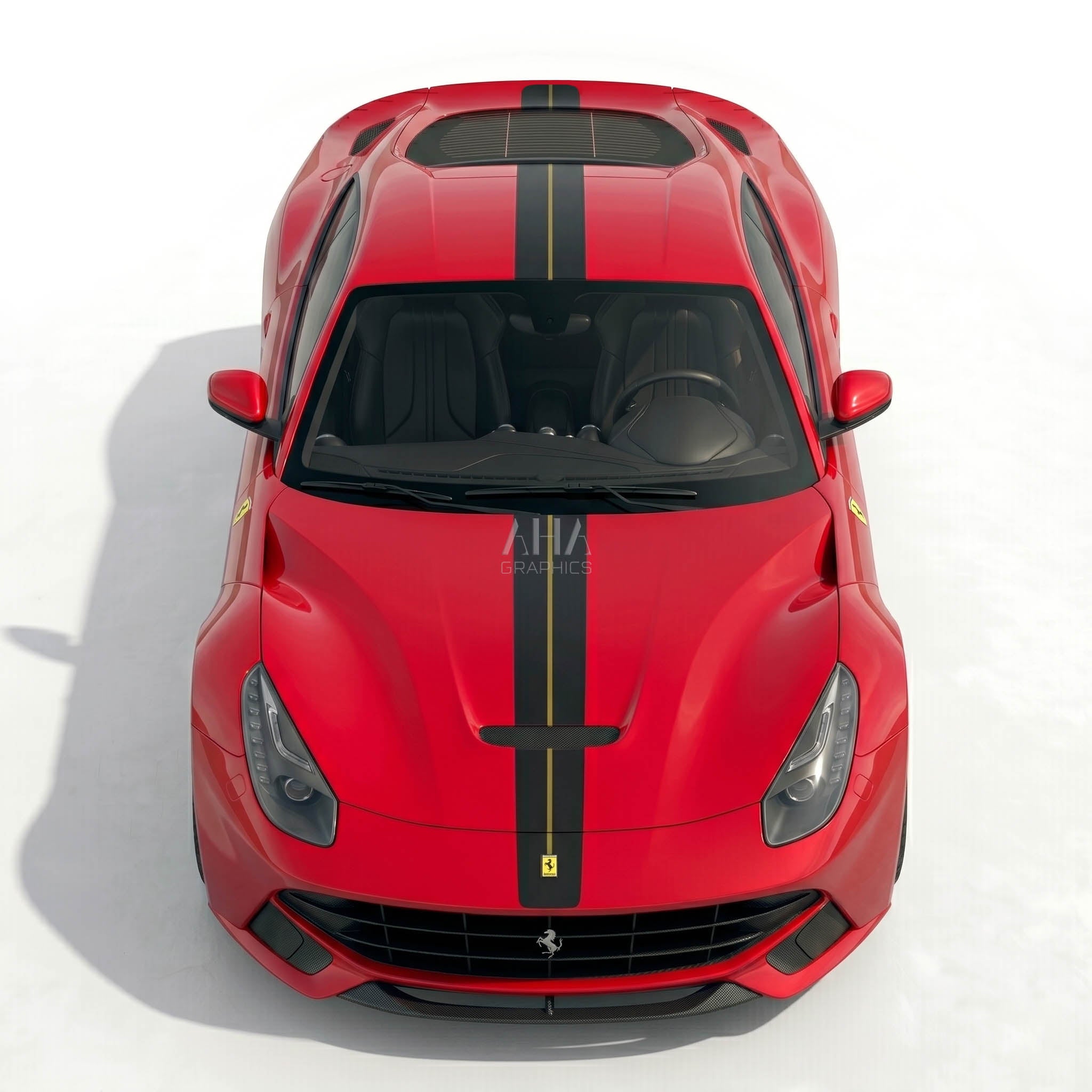 Ferrari F12 Berlinetta Center Stripes Decals