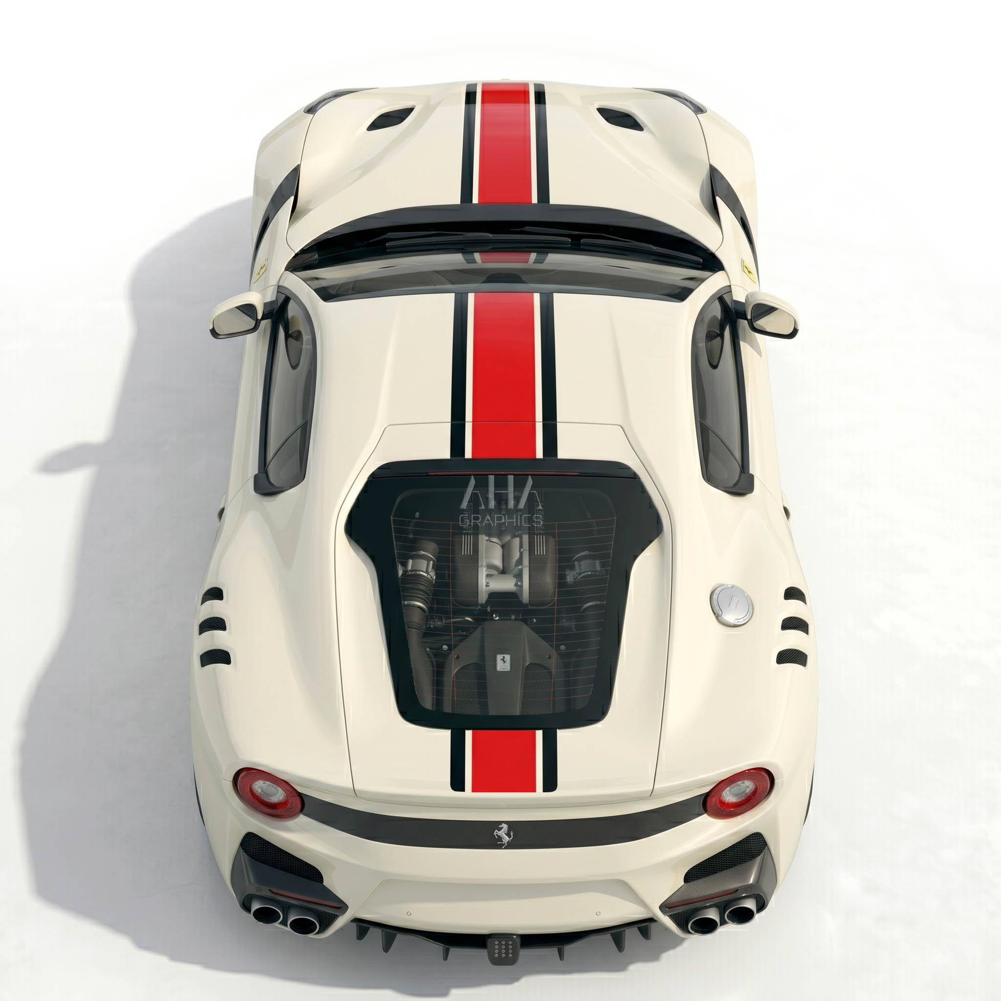 Ferrari F12 Berlinetta Center Stripes Decals