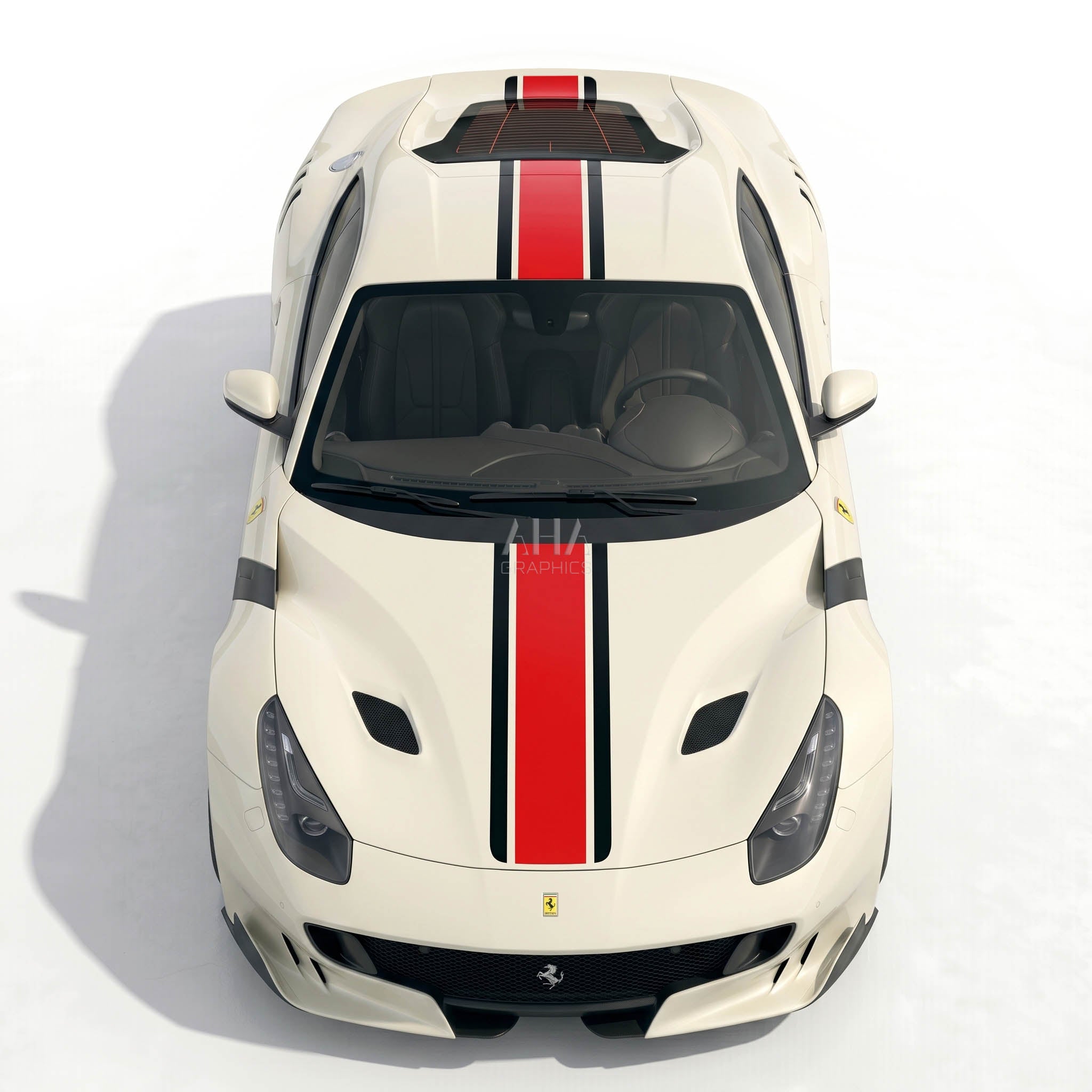 Ferrari F12 Berlinetta Center Stripes Decals