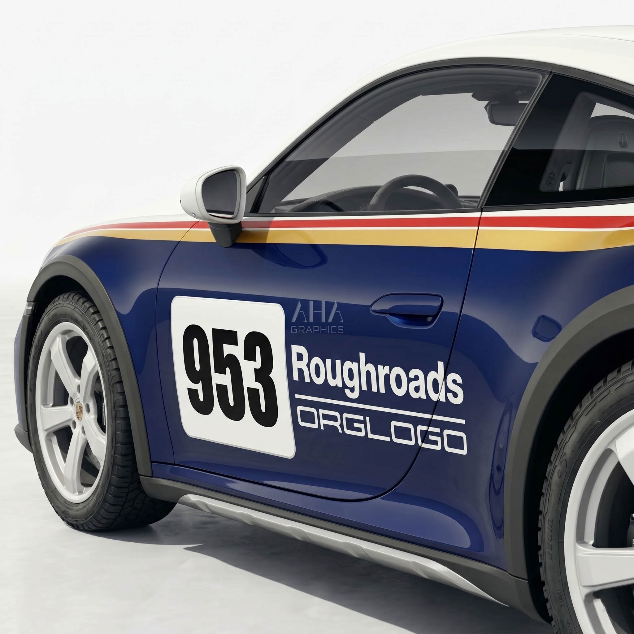 911 Dakar 992 Roughroads Side Decals