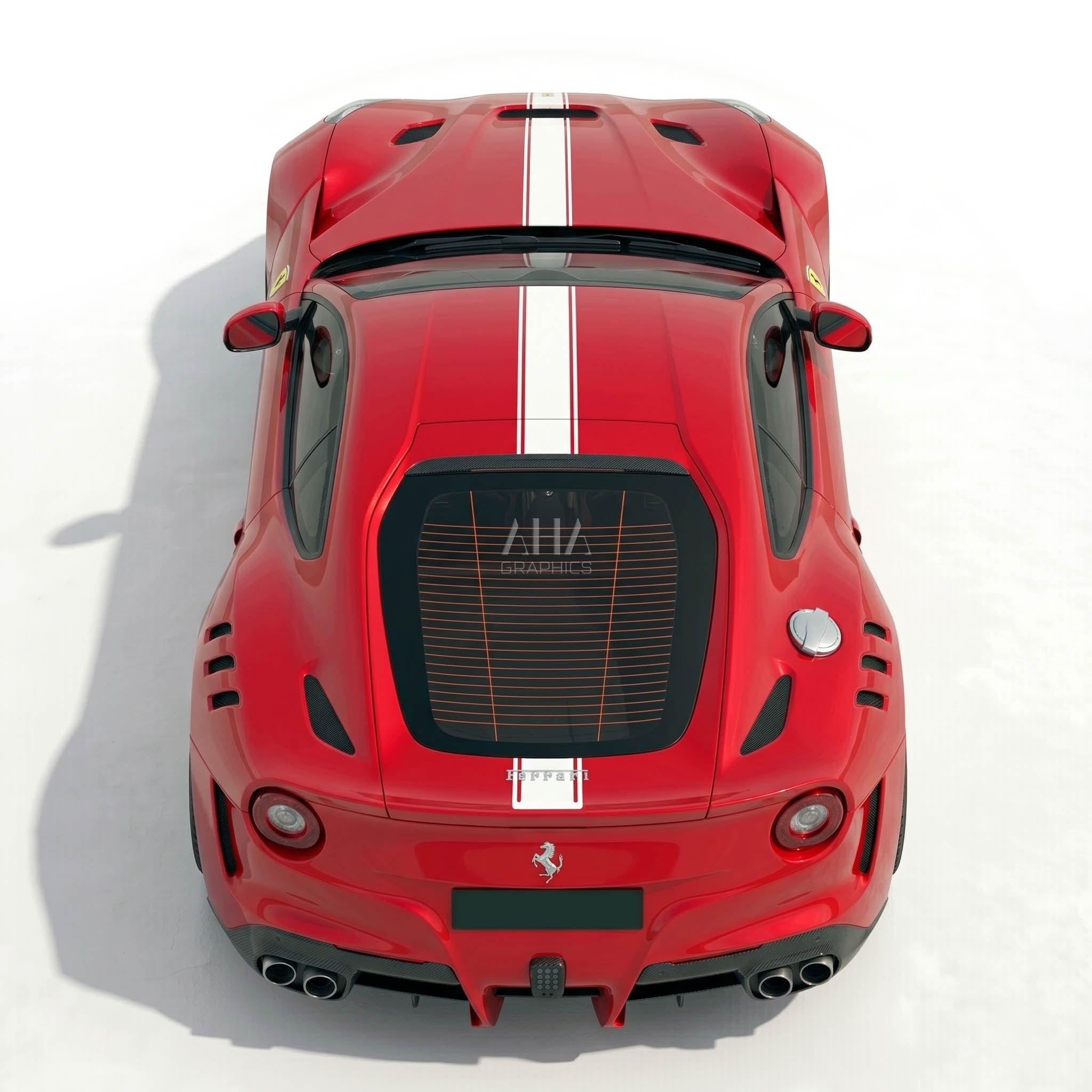 Ferrari F12 Berlinetta Center Stripes Decals