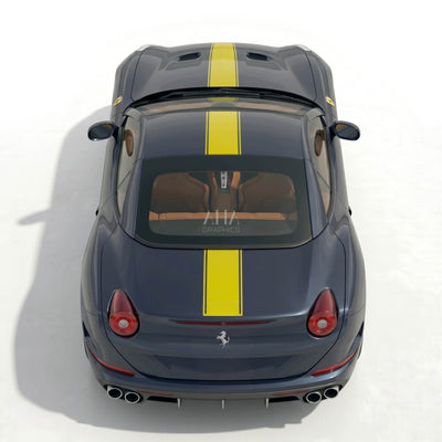 Ferrari California T Center Stripes Decals