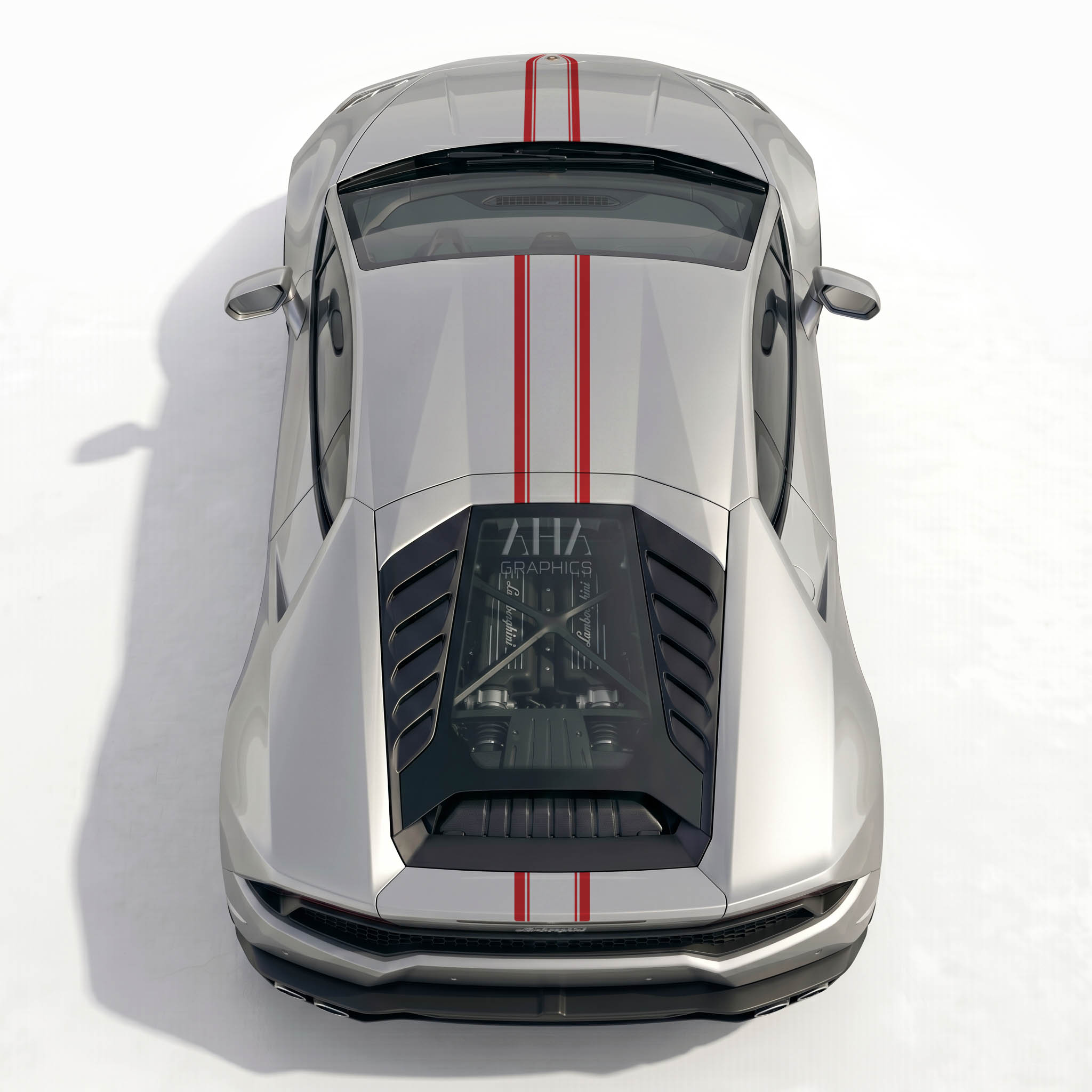 Lamborghini Huracan Center Stripes Decals