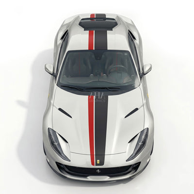 Ferrari 812 Superfast Center Stripes Decals